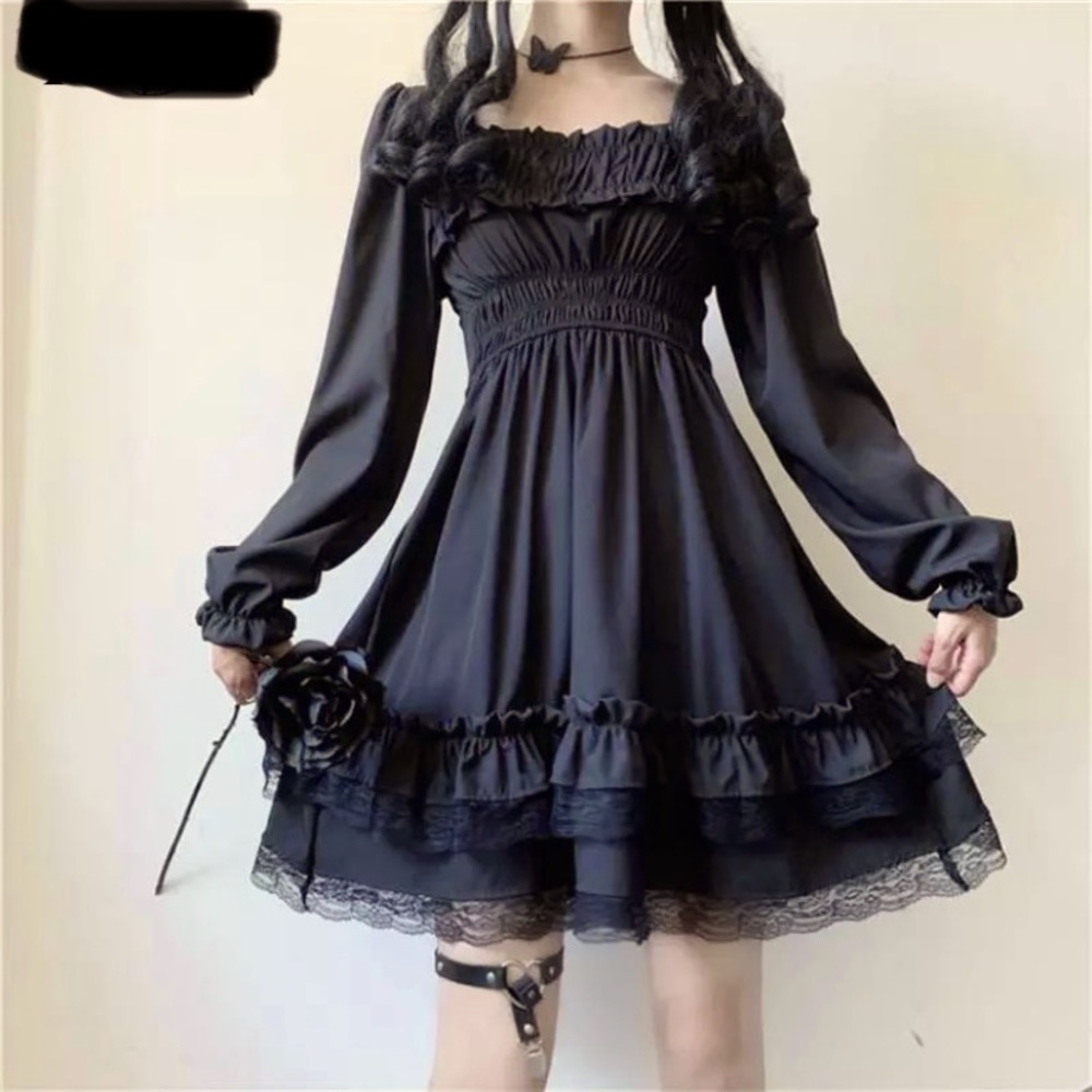 NWT Black Lolita Dress IN STOCK